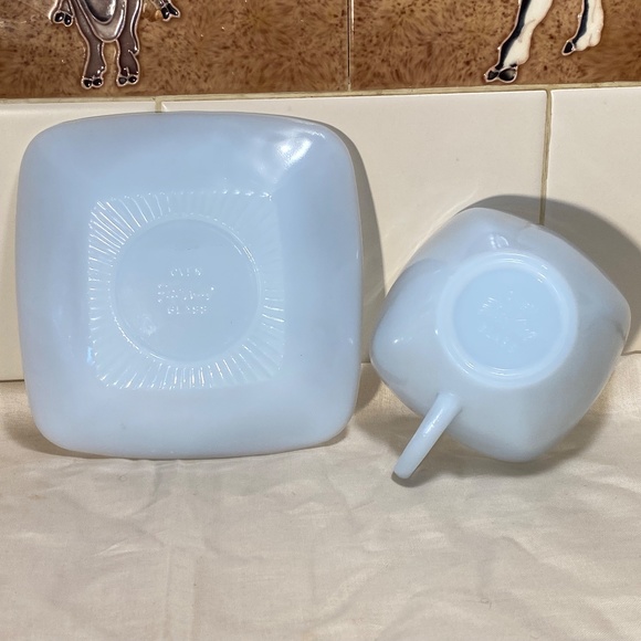 Vintage Fire King Cup and Saucer Set - Picture 2 of 5